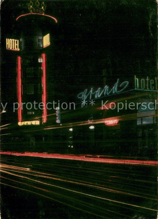 Wroclaw Hotel Grand bei Nacht