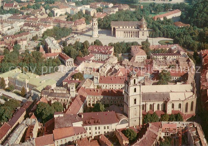Vilnius Senamiescio panorama Fliegeraufnahme