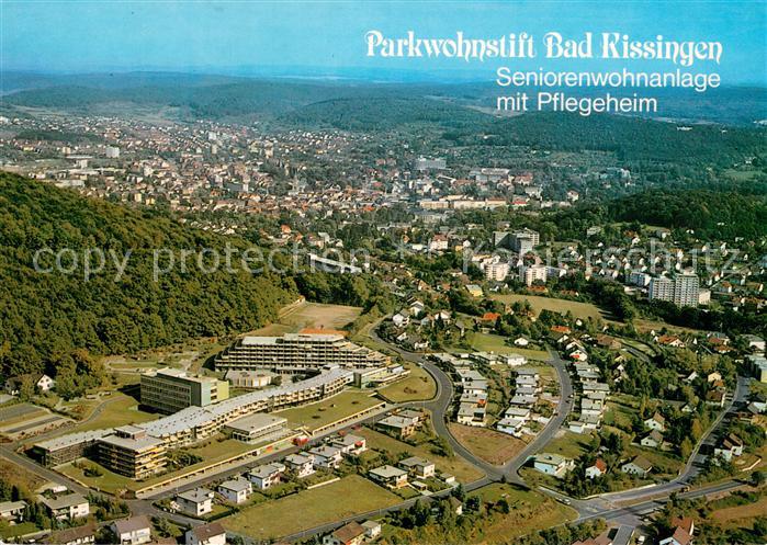Bad Kissingen Fliegeraufnahme mit Parkwohnstift Bad Kissingen