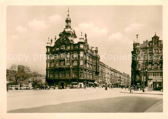 DRESDEN Elbe Pirnaischer Platz mit Amalienstrasse