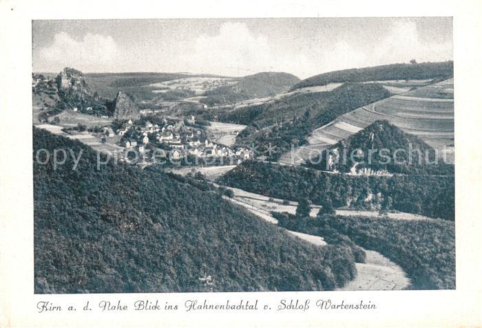 Kirn Nahe Blick ins Hahnenbachtal von Schloss Wartenstein