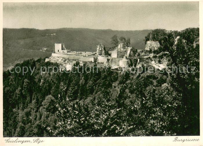 Geislingen Steige Burgruine Fliegeraufnahme