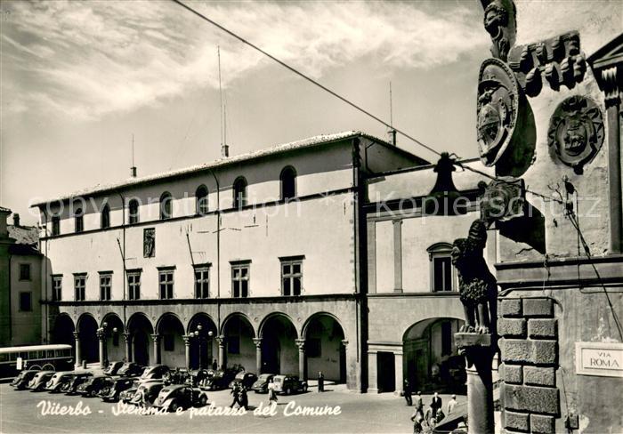 Viterbo Stemma e palazzo del Comune