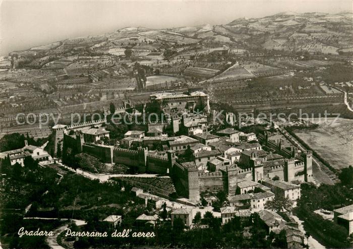Gradara Panorama dall'aereo