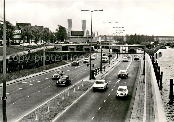 Amsterdam Niederlande IJ tunnel noordelijke ingang