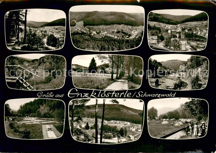 Enzkloesterle Panorama Landschaften Minigolf Camping