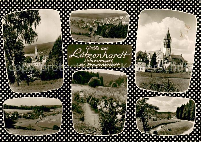 Luetzenhardt Kirchen Teilansichten Panorama