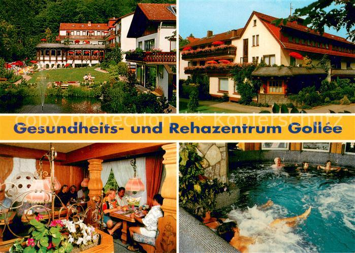 Bad Lauterberg Gesundheits und Rehazentrum Gollee Gastraum Hallenbad Liegewiese