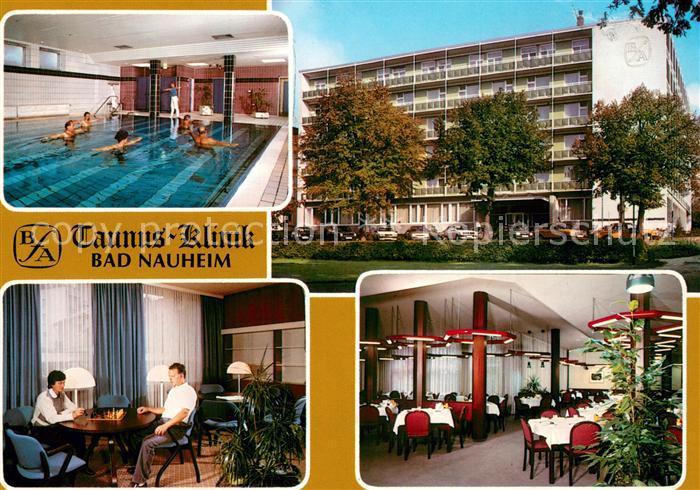 Bad Nauheim Taunus Klinik Hallenbad Speisesaal Gastraum