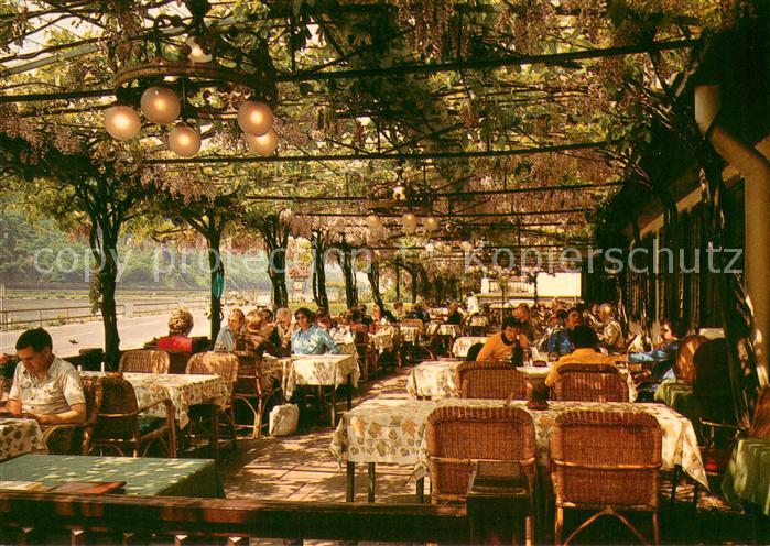 Assmannshausen Rhein Gasthof Krone Freiterrasse