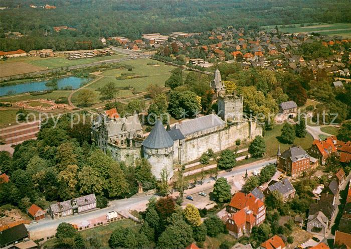 Bad Bentheim Fliegeraufnahme mit Burg