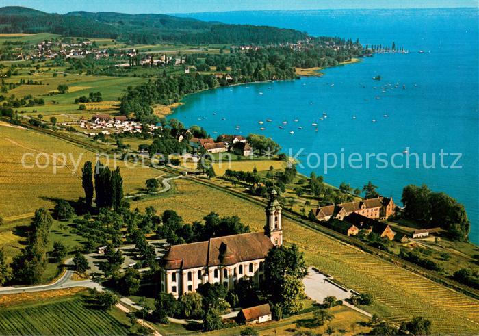 Birnau Bodensee Basilika Birnau Fliegeraufnahme
