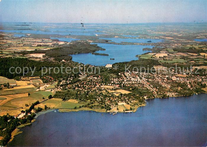 Malente-Gremsmuehlen Holsteinische Schweiz Seenplatte Kneipp Heilbad Fliegeraufn