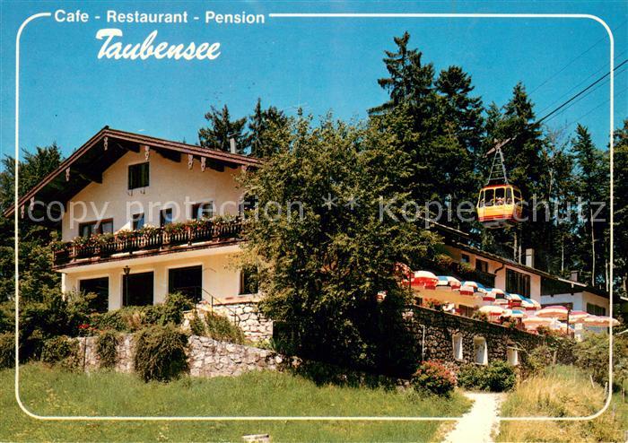 Ruhpolding Bayern Cafe Restaurant Pension Taubensee Seilbahn