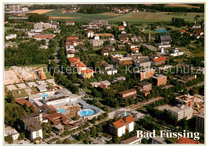 Bad Fuessing Fliegeraufnahme mit Thermal Mineral Heilquellen