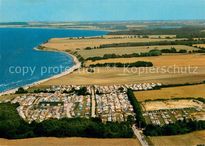 Sehlendorferstrand Campingplatz Fliegeraufnahme