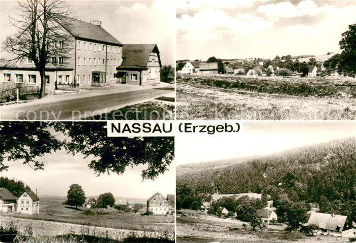 Nassau Erzgebirge Teilansichten Landschaftspanorama