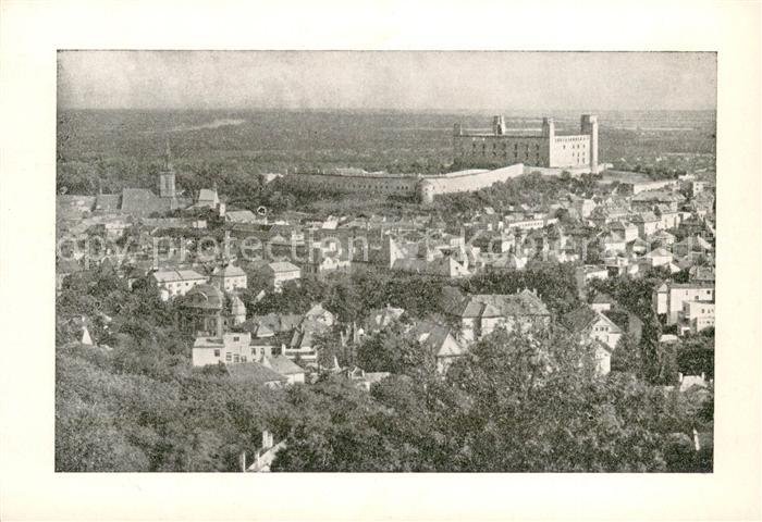 Bratislava Pressburg Pozsony Stadtpanorama Burg Bratislava Altstadt