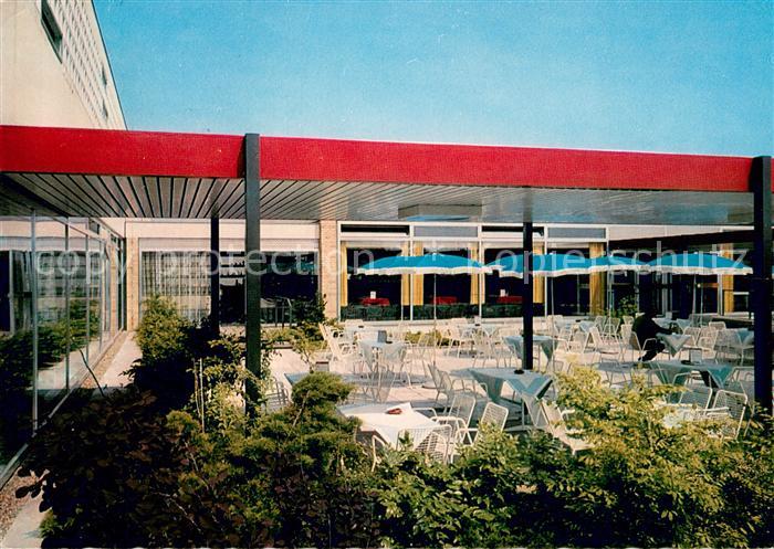 Goettingen Niedersachsen Autobahn Rasthaus Motel Terrasse