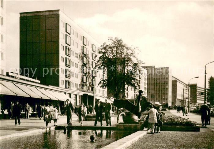 LEIPZIG Sachsen Georgiring Wasserspiele Messestadt