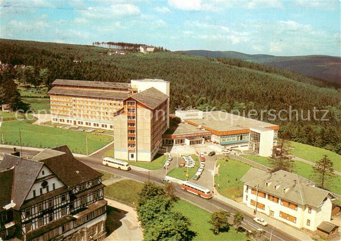 Oberhof Thueringen FDGB Erholungsheim Fritz Weineck Fliegeraufnahme