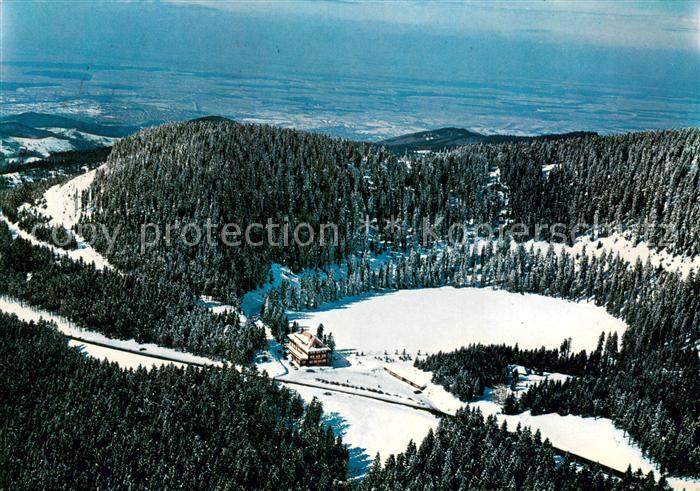 Seebach Ortenaukreis Berghotel Mummelsee an der Schwarzwaldhochstrasse im Winter
