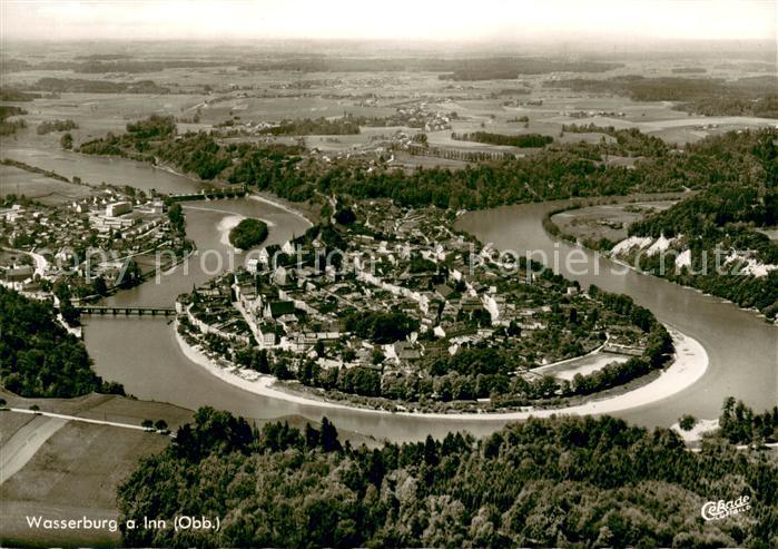 Wasserburg Inn Fliegeraufnahme