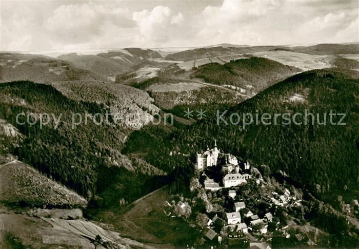 Burg Lauenstein Frankenwald Fliegeraufnahme
