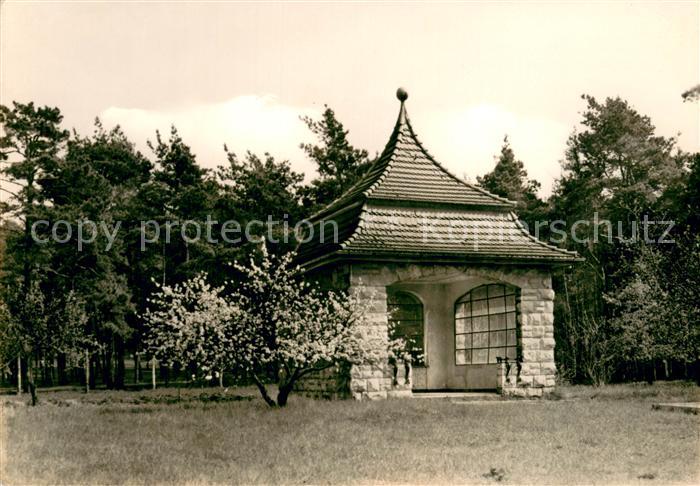 Schwerin Koenigs-Wusterhausen Ferienheim Bergfrieden Pavillon Handabzug