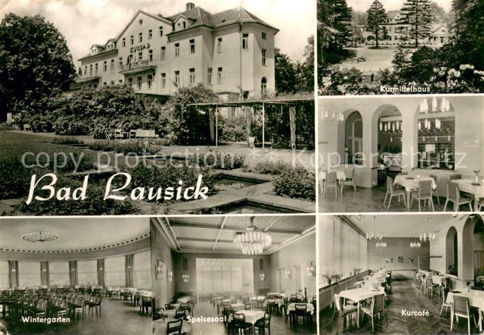 Bad Lausick Kurbad Kurmittelhaus Wintergarten Speisesaal KurCafe