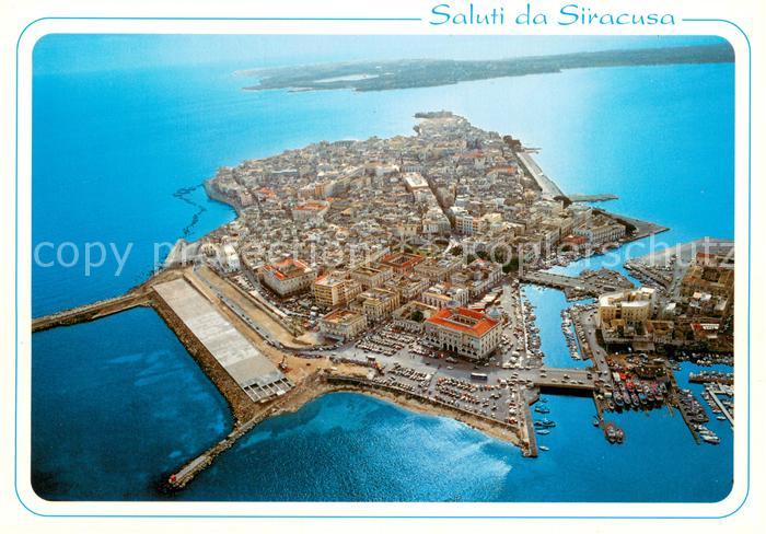 Siracusa Isola di Ortigia veduta aerea