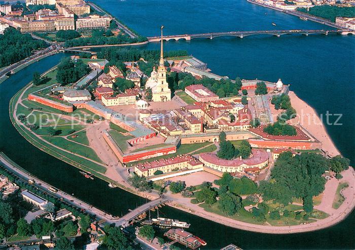 St Petersburg Leningrad Peter Pauls Festung Fliegeraufnahme