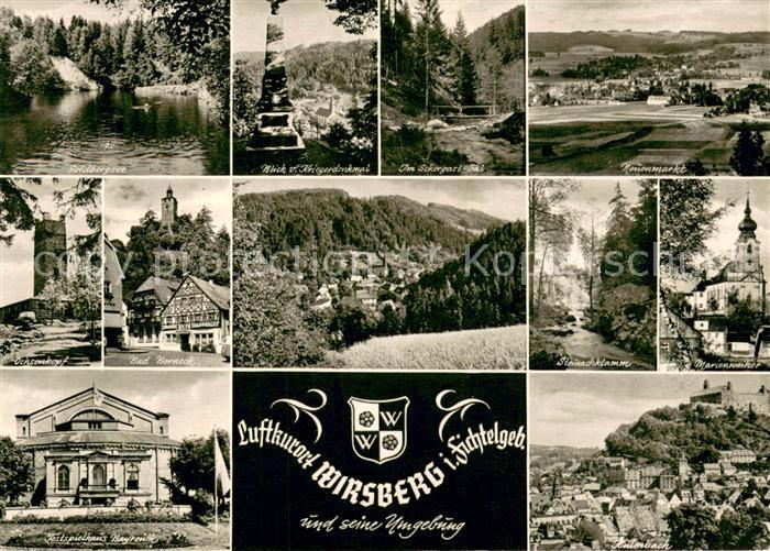 Wirsberg Kulmbach Bayern Luftkurort im Fichtelgebirge und Umgebung