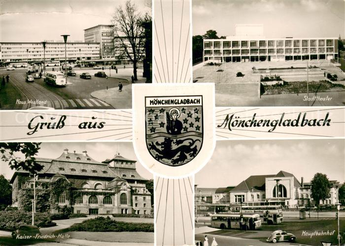 MoeNCHENGLADBACH NRW Haus Westland Stadttheater Kaiser Friedrich Halle Hauptbah