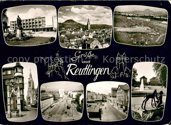 Reutlingen BW Stadtansichten Bromsilber