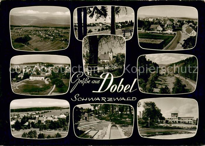 Dobel Schwarzwald Panorama Hoehenluftkurort Bromsilber