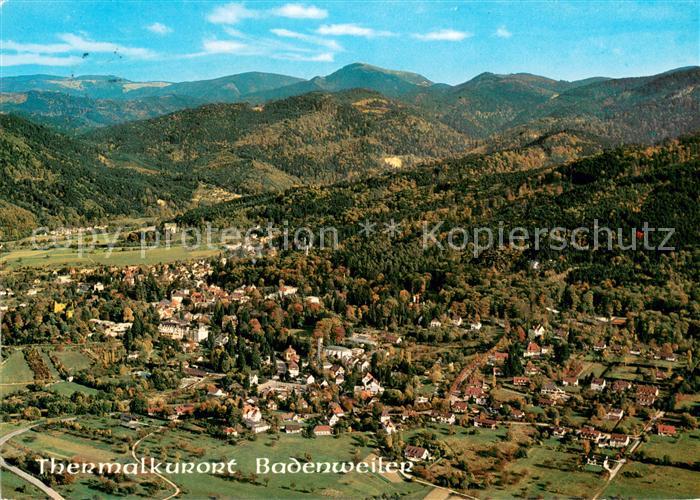 BADENWEILER BW Thermalkurort Schwarzwald Fliegeraufnahme
