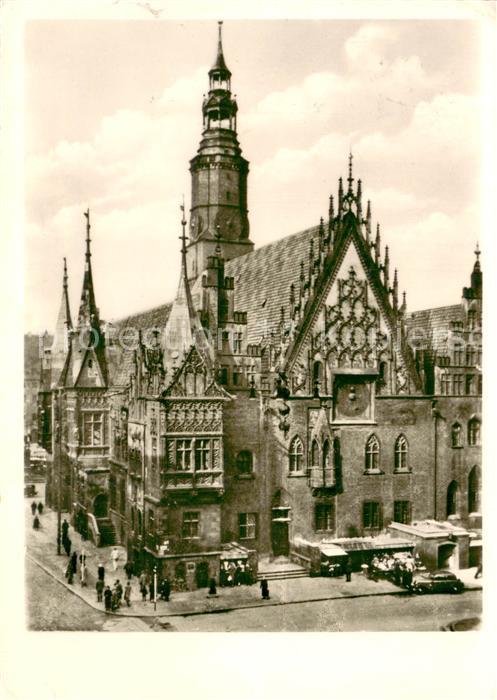 Breslau Niederschlesien Rathaus