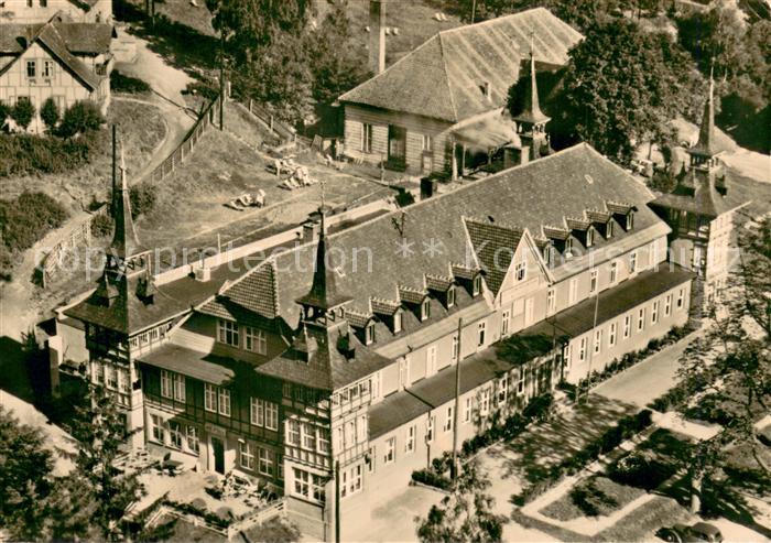 Alexisbad Harz Reichsbahnerholungsheim Selketal Fliegeraufnahme