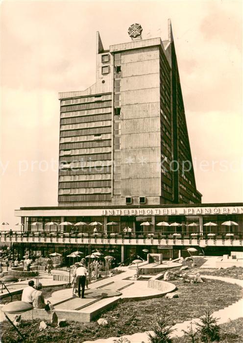 Oberhof Thueringen Interhotel Panorama Minigolf