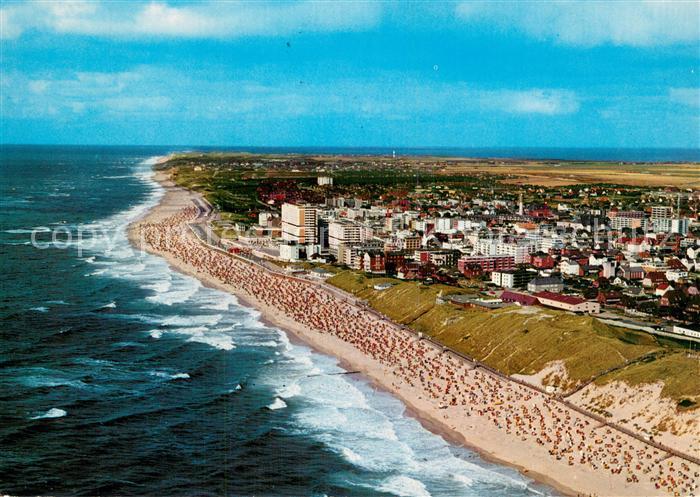 Westerland Sylt Nordseeheilbad Fliegeraufnahme