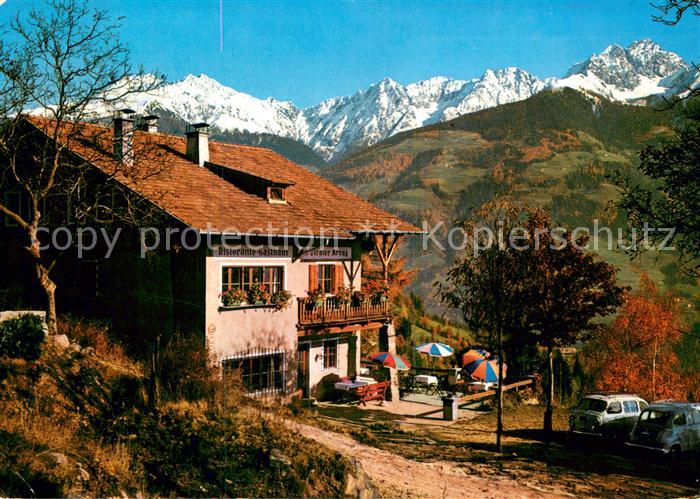 Dorf Tirol Gasthof Pension Zum Tiroler Kreuz Texelgruppe