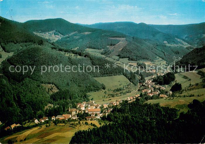 Bad Peterstal-Griesbach Kneipp-Kurort im Schwarzwald Fliegeraufnahme
