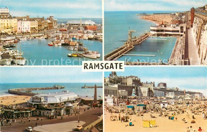 Ramsgate The Harbour The Bathing Pool Royal Victory Pavilion East Sands