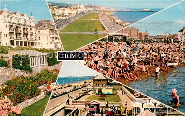 Hove Brighton The Lawns and Seafront Gardens The Beach The Seefront