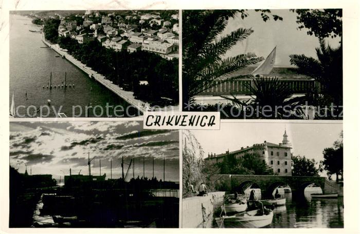 Crikvenica Kroatien Fliegeraufnahme Teilansichten