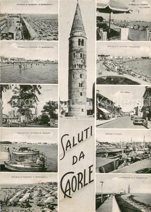 Caorle Venezia Spiaggia di Ponente S Margherita Via Romiati Porticciolo Spiaggia