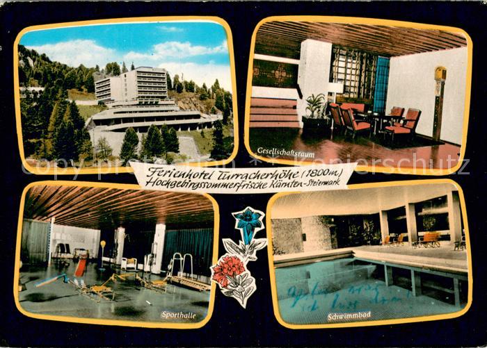 Turracher Hoehe Ferienhotel Turracherhoehe Gesellschaftsraum Sporthalle Schwimmb