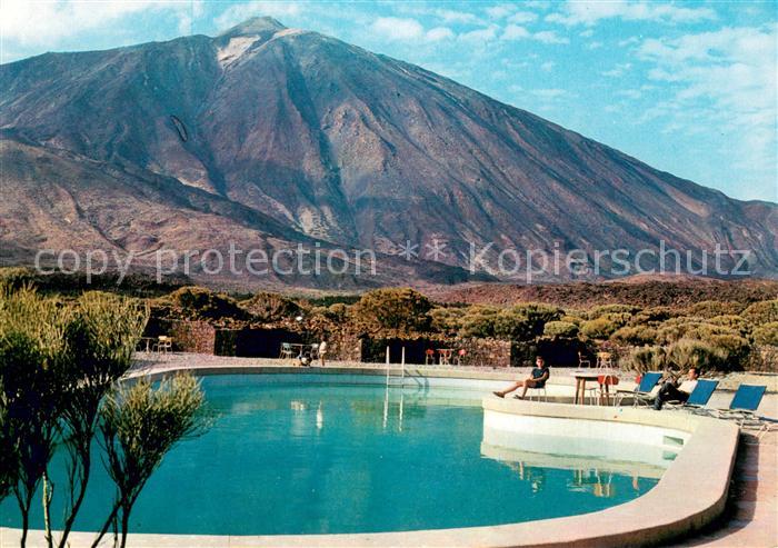 Tenerife Piscine del Parador y Teide