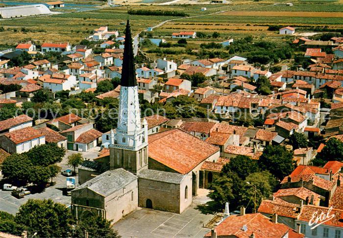 Ars-en-Re Vue aerienne Eglise Saint Etienne